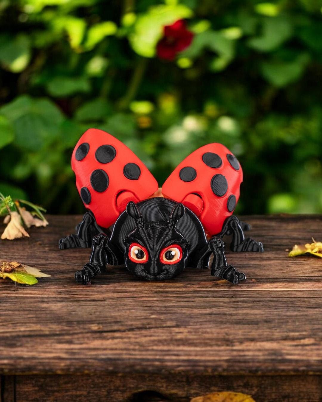3D Printed Articulating Ladybug Figurine: Custom Color Toy - Etsy