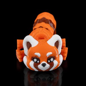 Loveable Red Panda Figurine - 10 cm 3D Printed Adorable Collectible