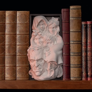 Once Upon a Time Book Nook - 3D Printed High-Quality Plastic, Detailed & Paintable