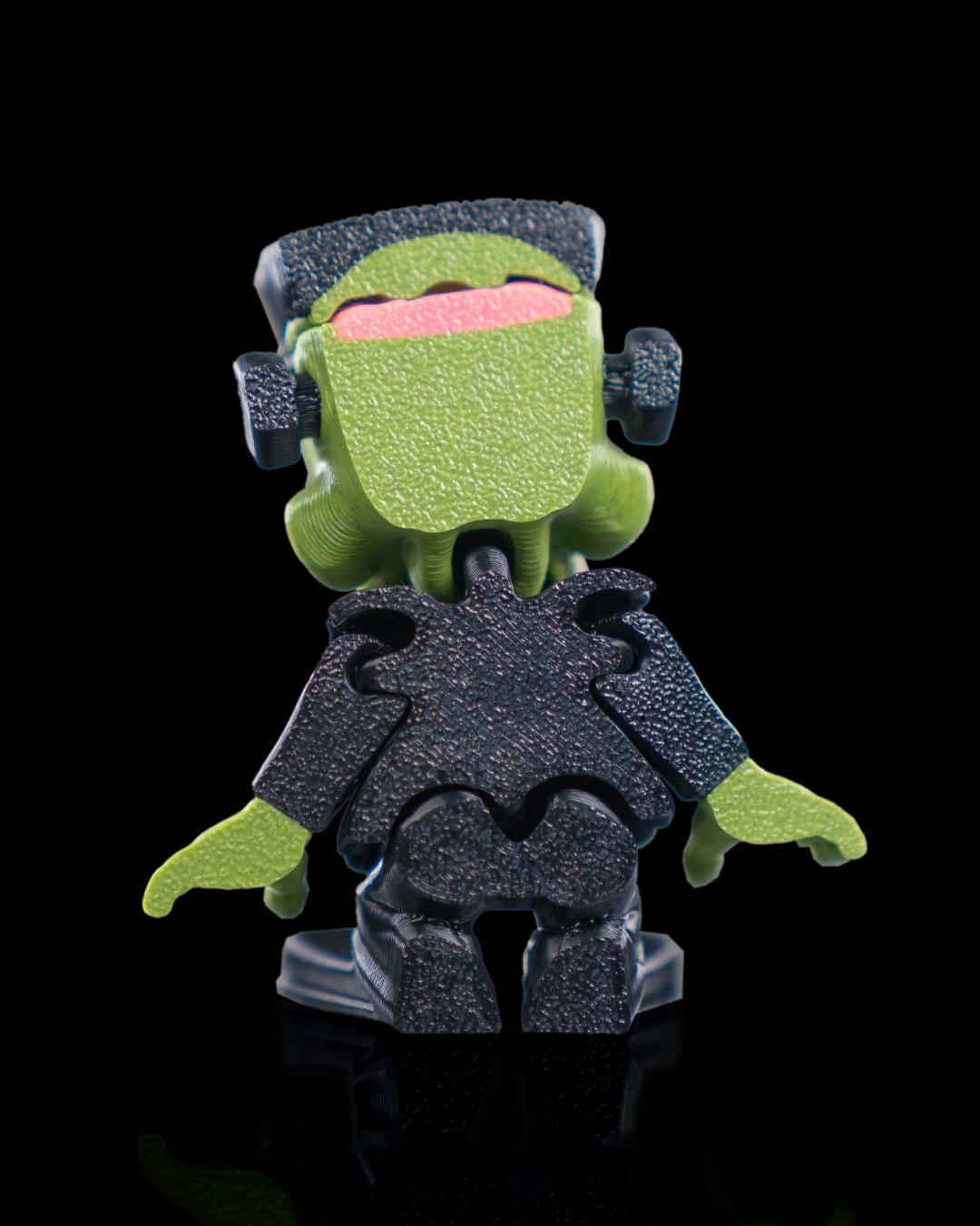 Freaky Frankenstein Articulating Figure - 6 Cm 3D Printed Freaky Frankenstein Articulating Figure - 6 Cm 3D Printed