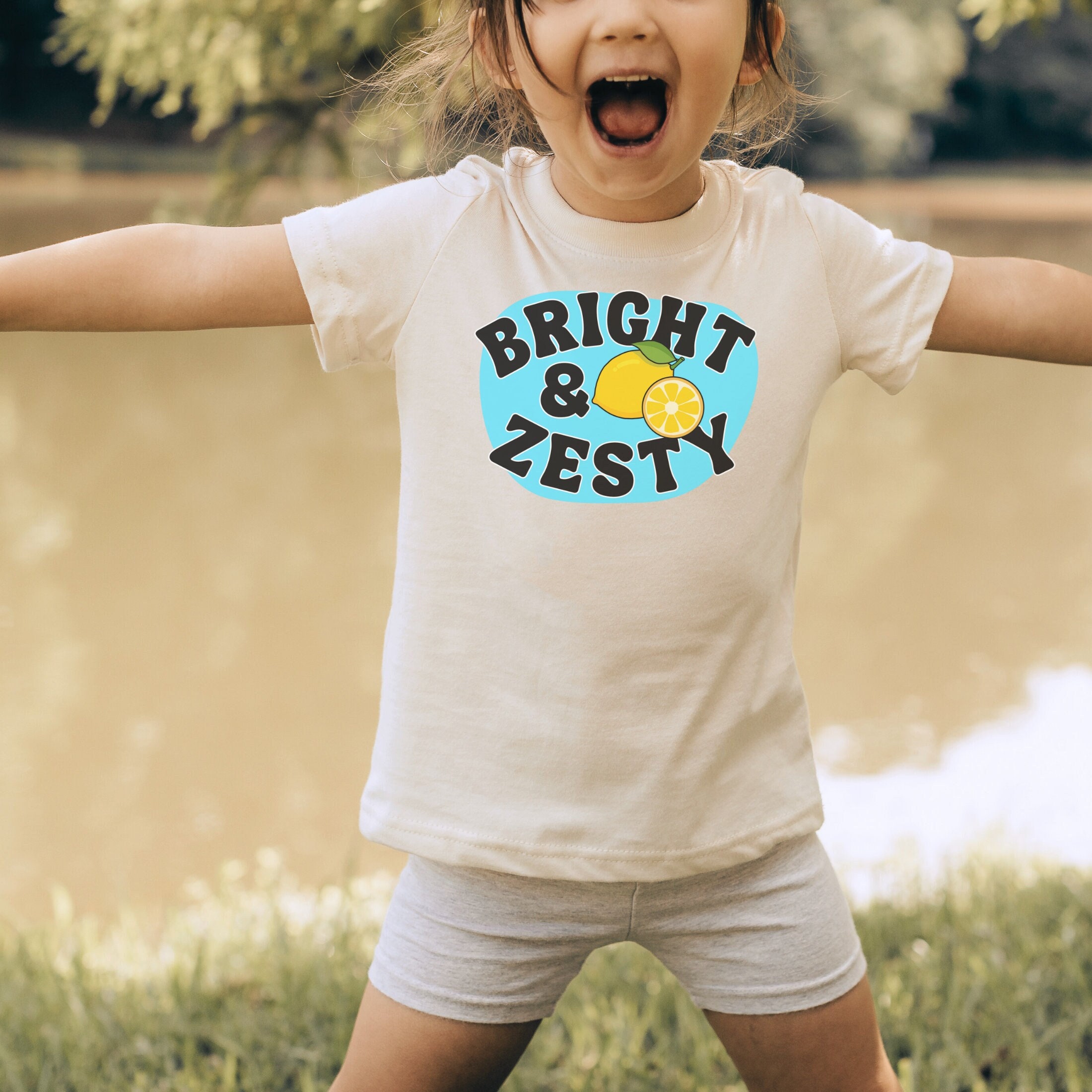 Bright and Zesty Cute Kids Tshirt | Funny Shirt for Toddler Boys