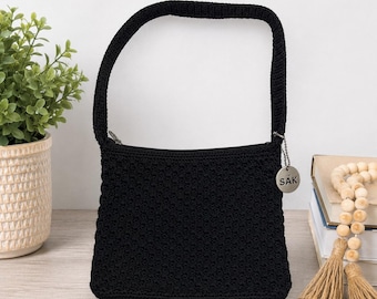 De Sak BLACK Lumi-schoudertas voor dames BOHO Retro Y2K Nieuw Geen tags