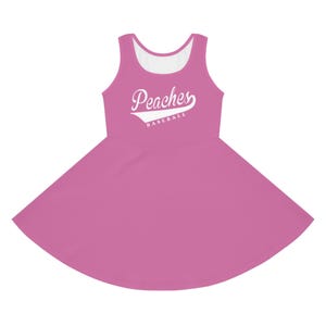Peaches Girls&#39; Sleeveless Sundress (AOP)