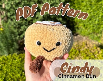 Cindy die Zimtschnecke Plüschi – Häkelanleitung (PDF Download)