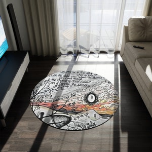 Landslide Fleetwood Mac Round Rug