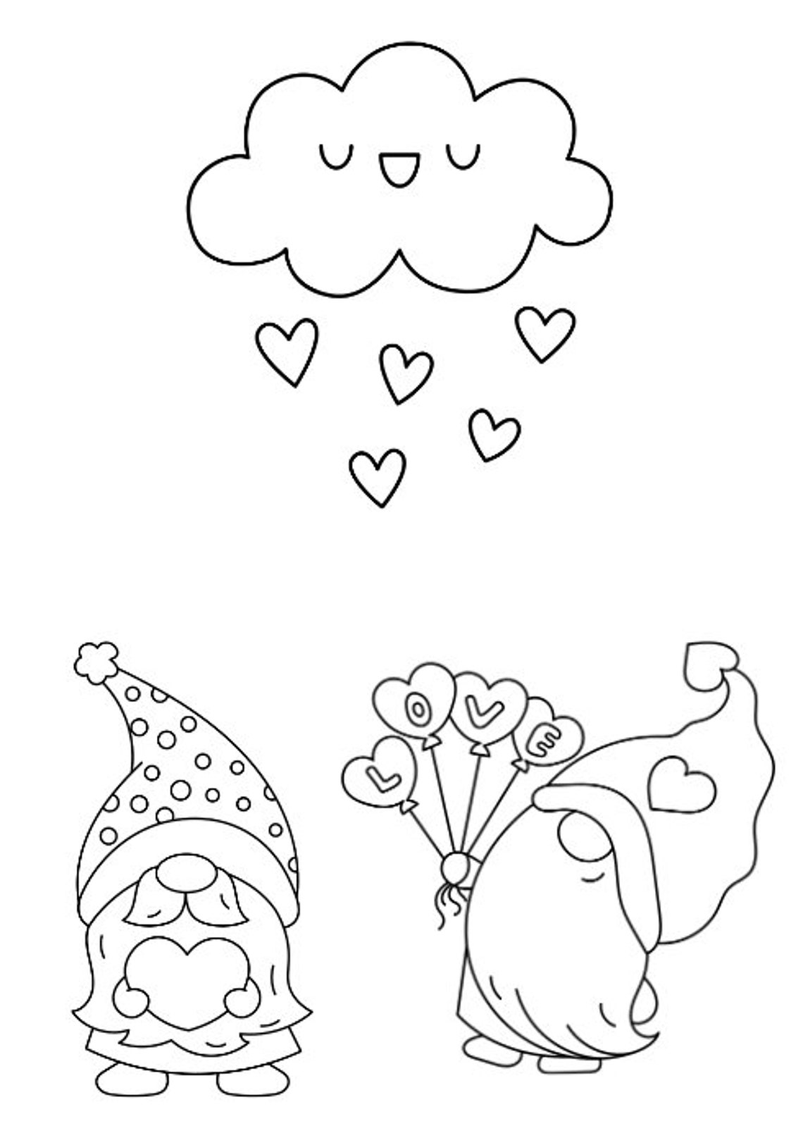 Printable Kids Valentines Activity Page Etsy