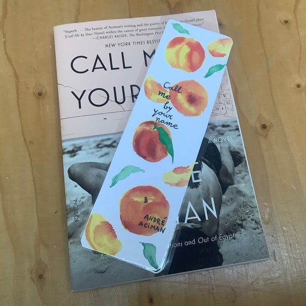 Call me by your name bookmark