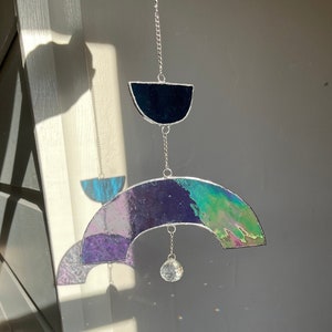 Stained Glass Mobile Suncatcher window hanging