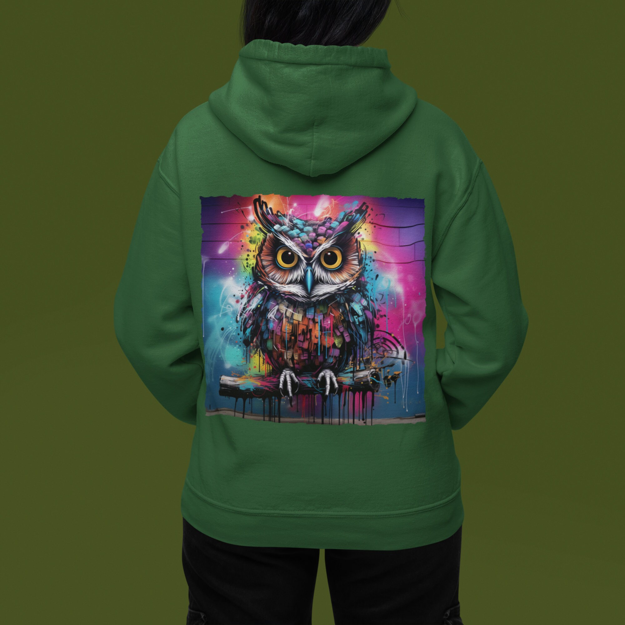 Green owls best sale hoodie