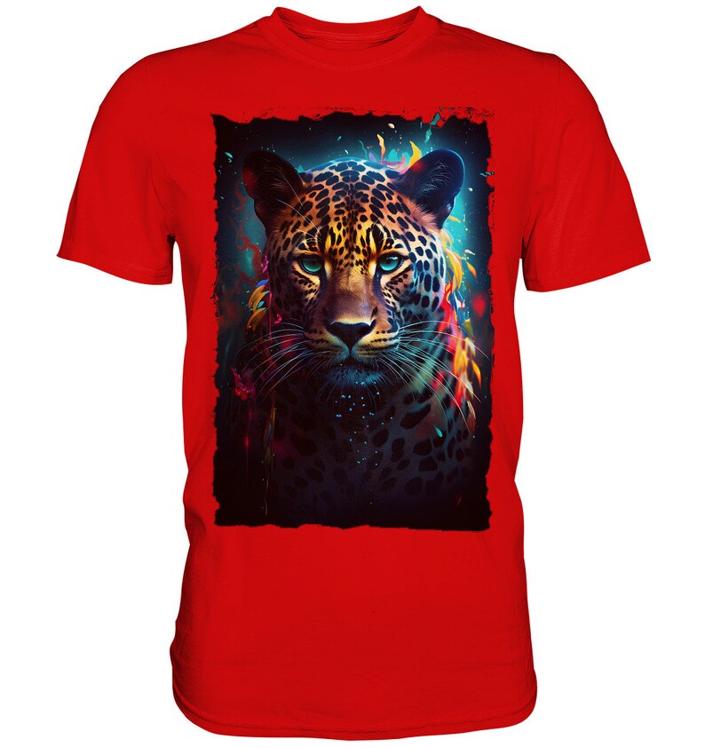 Jaguar 2 Premium Shirt Jaguar Animal Print Tshirt With Etsy