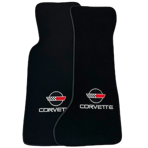 Tapis de sol noirs pour Chevrolet Corvette C4 (1984-1996)