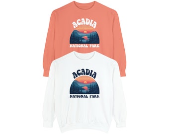 Acadia National Park Sweatshirt Maine Crewneck