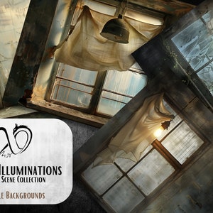 Vintage Illuminations: Window Scene, Vintage Distressed Windows ...