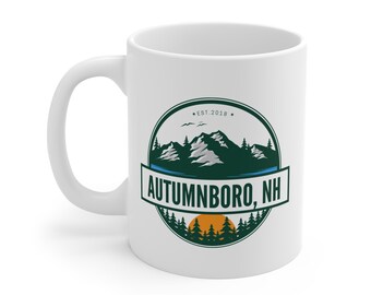Tazza con logo Autumnboro NH / Tazza da caffè in ceramica da 325 ml