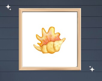 Kids wall art, Watercolor Sea Life, Printable wall Art, Playroom wall art, Nursery wall art, Room decor, Watercolor prints