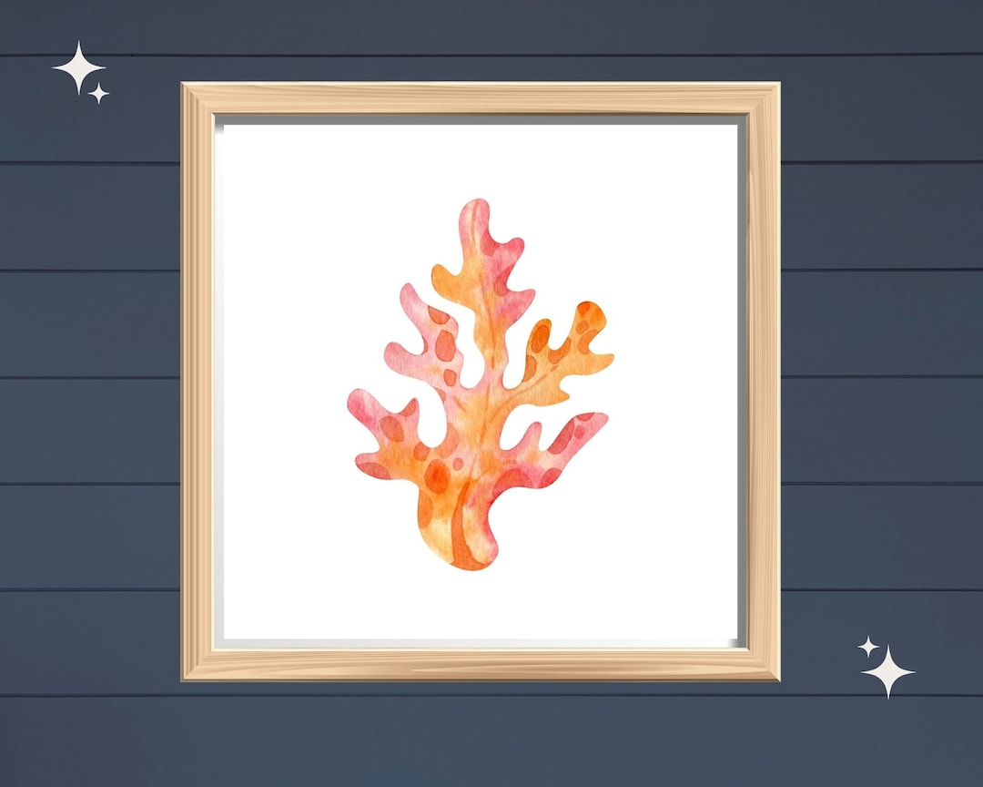 Kids Wall Art, Watercolor Sea Life, Printable Wall Art, Playroom Wall ...
