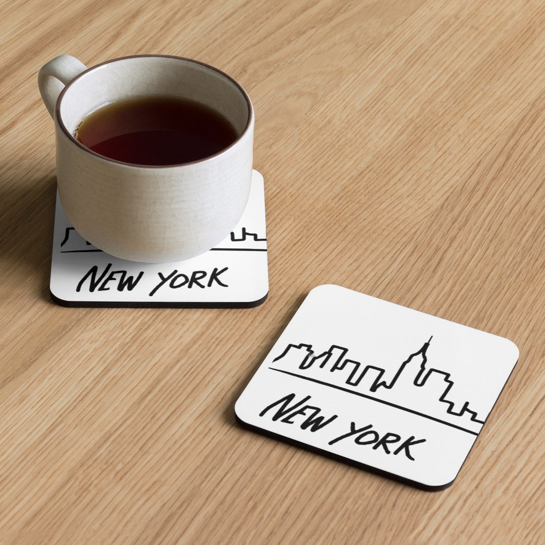 Minimalist Empire State Building Drink Coaster Office Desk - Etsy