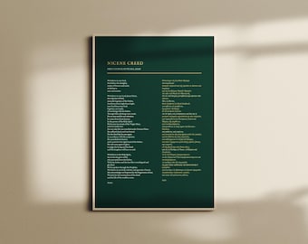 Orthodox Nicene Creed (Green Edition)