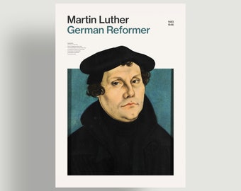 Martin Luther Poster Druck