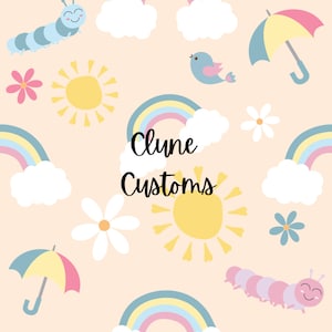 Rainbow Sunshine Seamless File