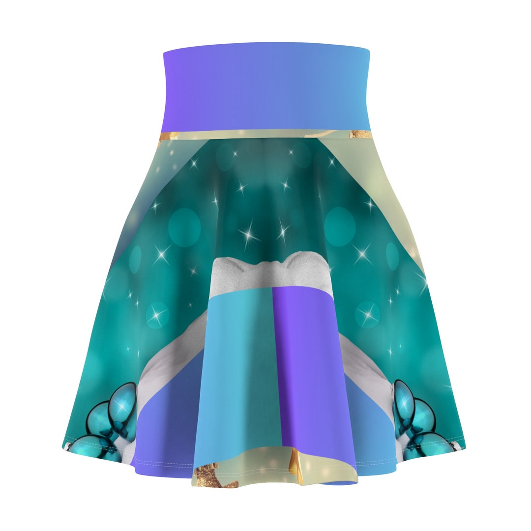 Skater Maxi Stretch Knit Skirt with Belt Detail