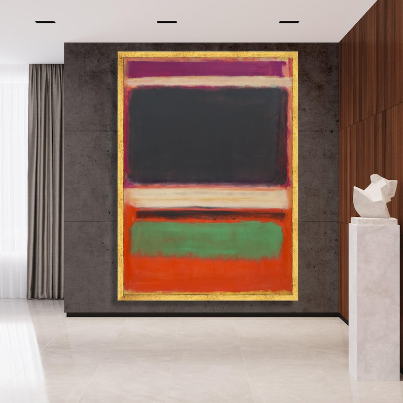 Blocks Mark Rothko Mark Rothko Abstract Color Blocks Canvas Wall Art 784 Unique Museum ...