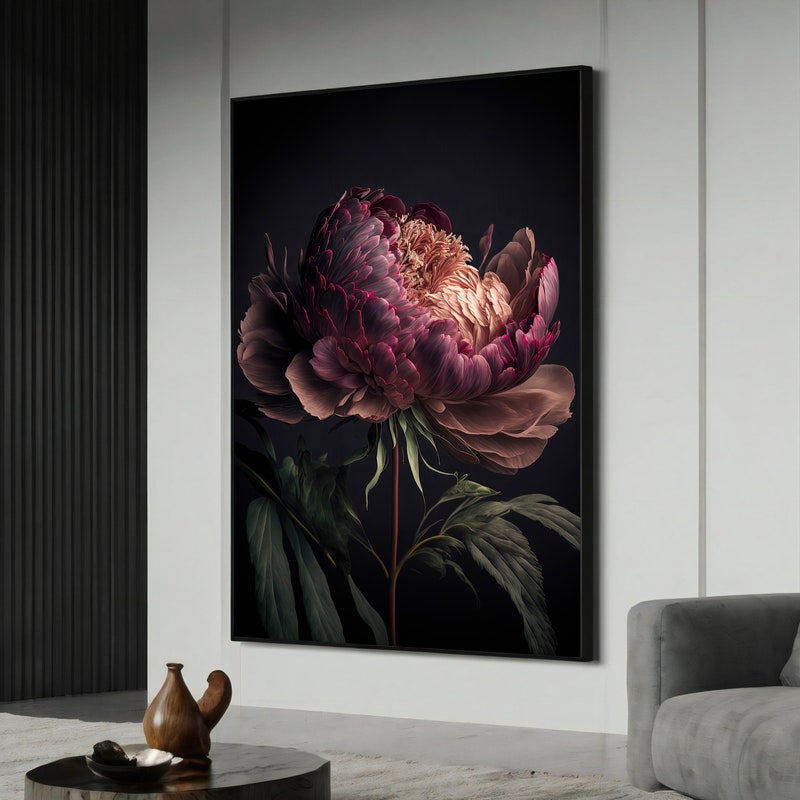 Peony Wall Decor - Etsy