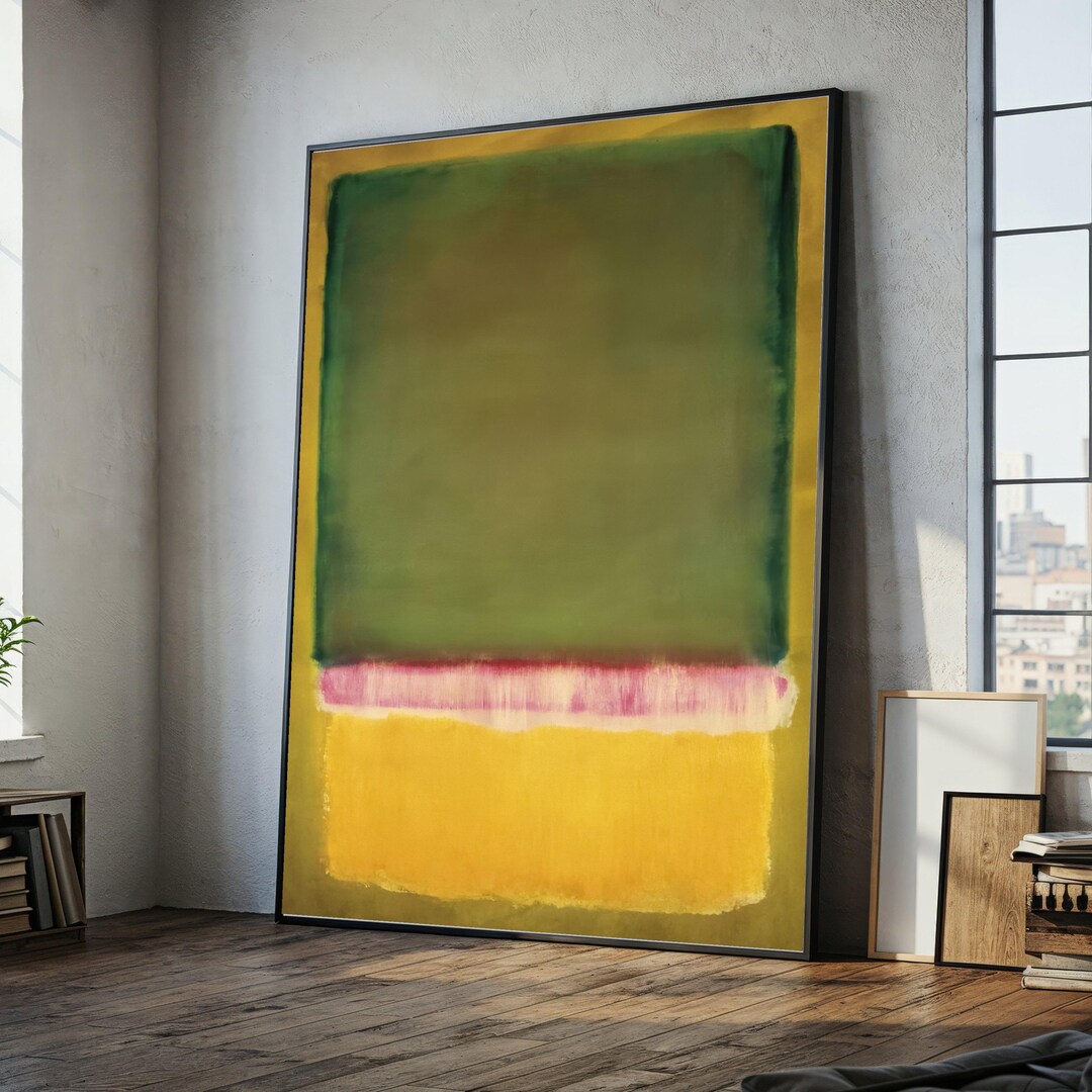 Mark Rothko Abstract 874 Premium Museum Quality Canvas Wall Art, Modern ...