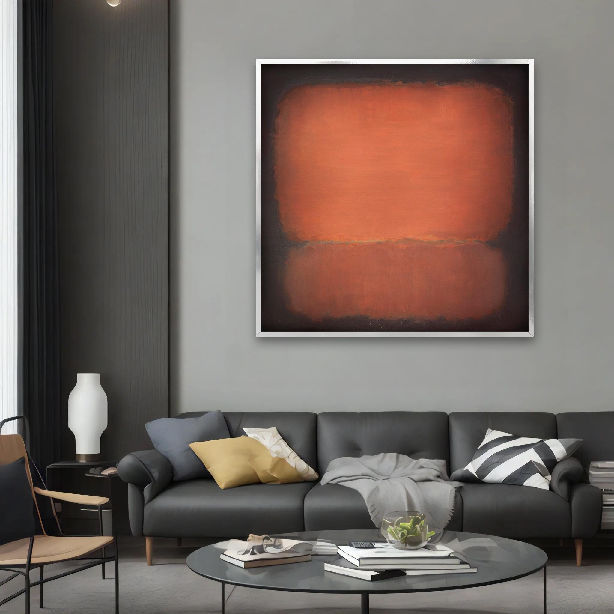 Mark Rothko ‘untitled (brown and Orange), 1964’ Abstract Canvas ...