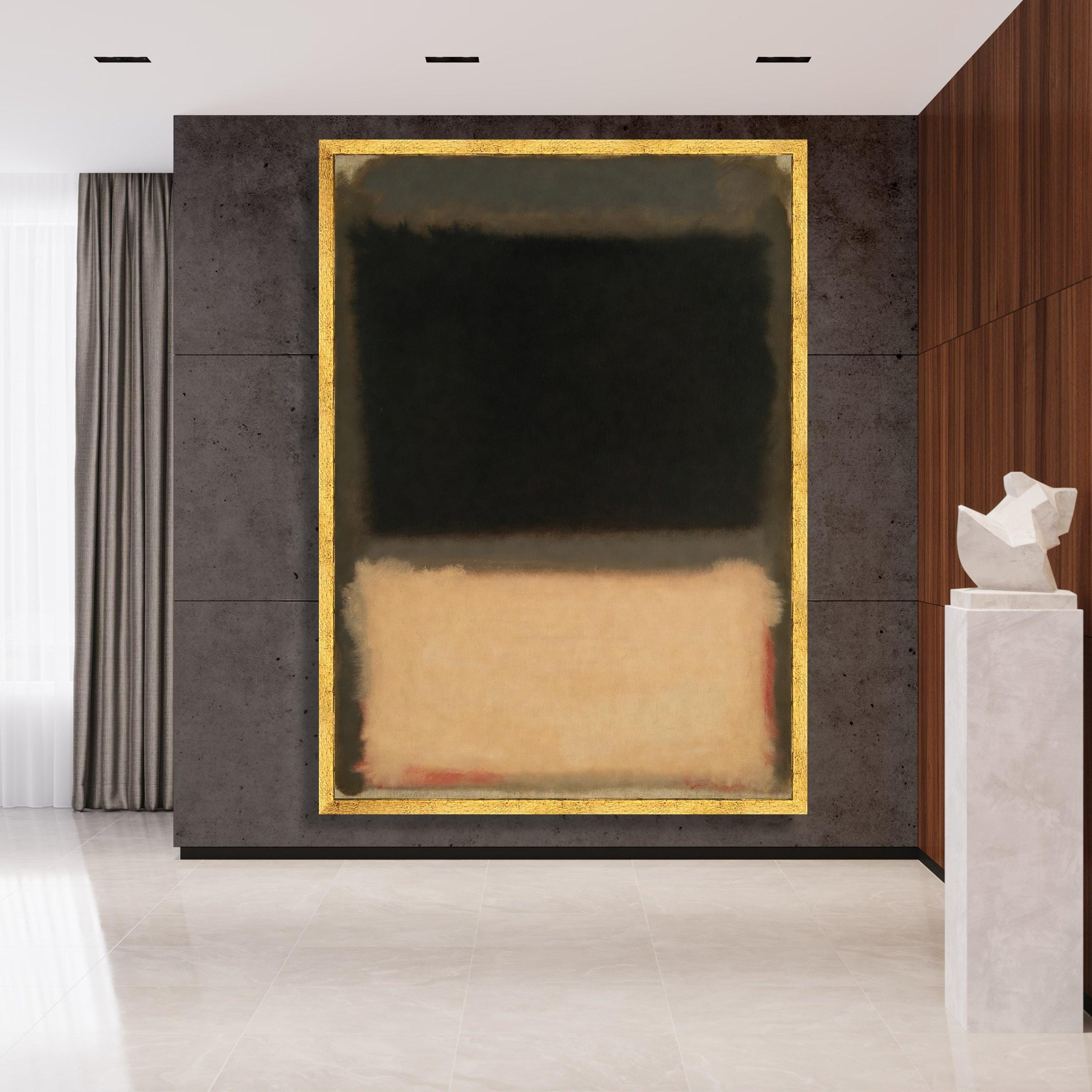 Mark Rothko Abstract Expressionist Canvas Wall Art, Modern Minimalist ...