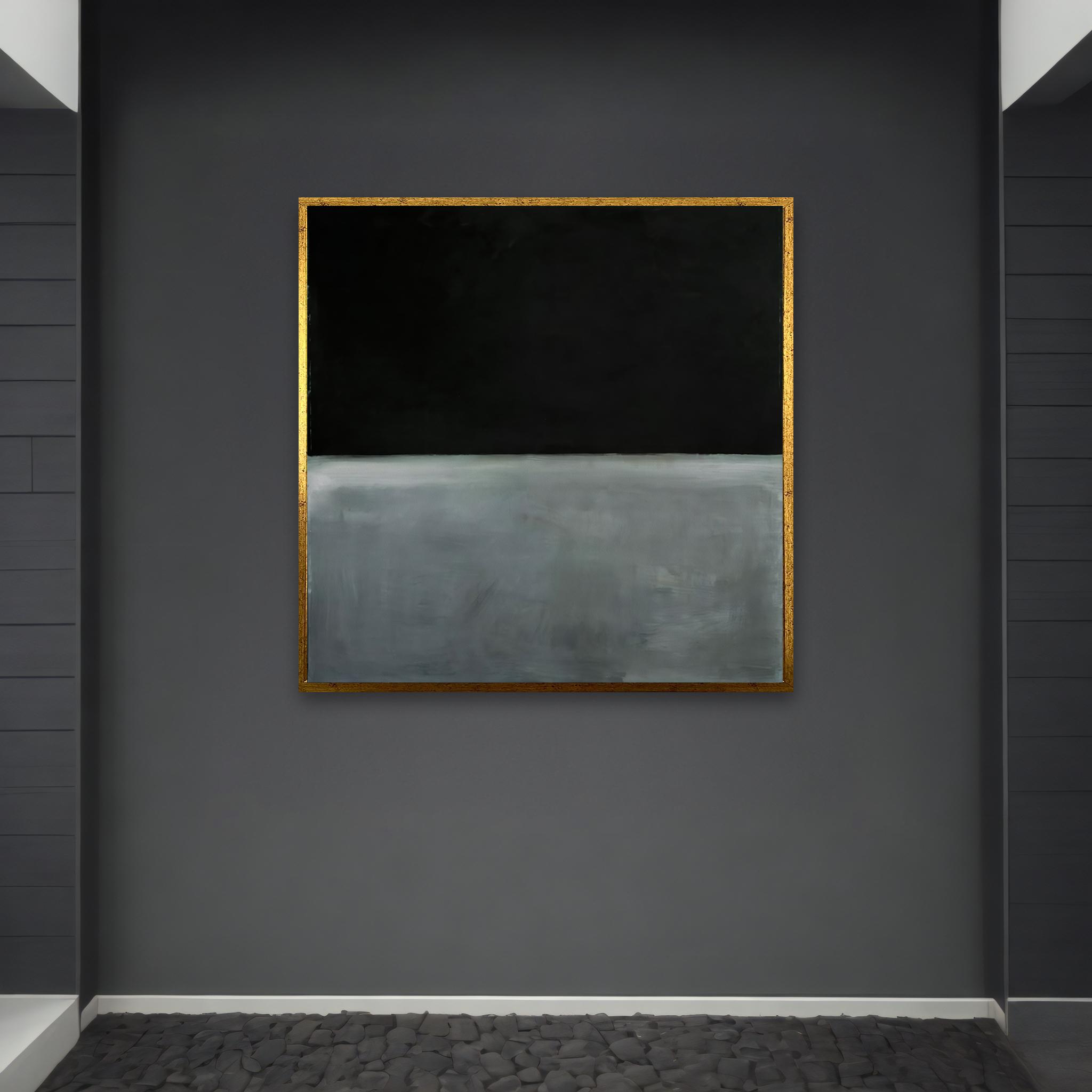 Mark Rothko Gray Square Mark Rothko ‘untitled (black and Gray), 1970’ Abstract Canvas Painting ...