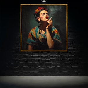 Frida Smoking