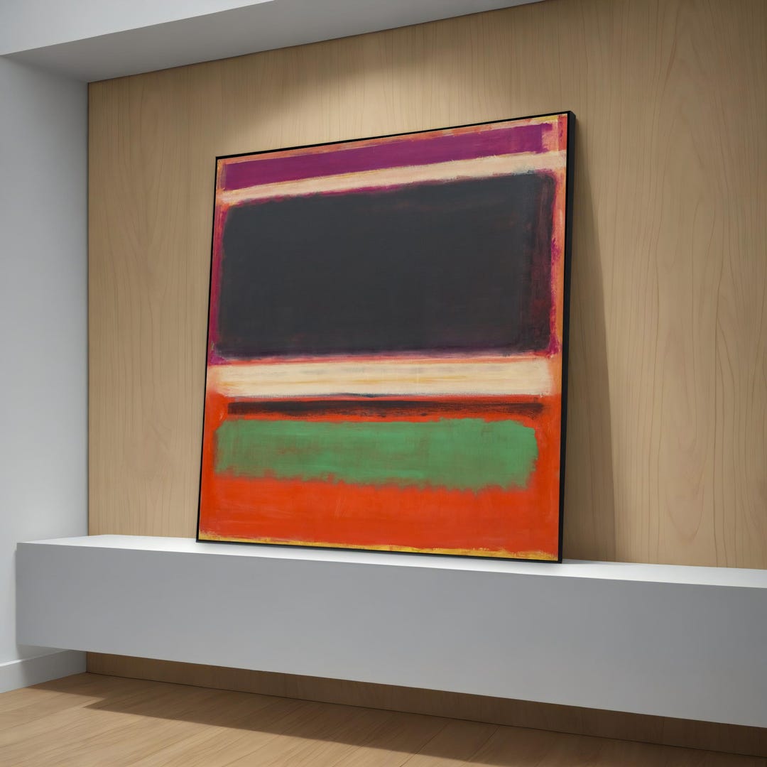 Mark Rothko ‘untitled (multicolor Composition), 1948’ Abstract Canvas ...