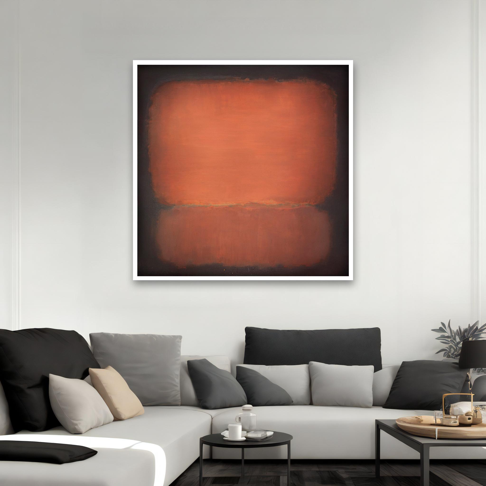 Mark Rothko ‘untitled (brown and Orange), 1964’ Abstract Canvas ...
