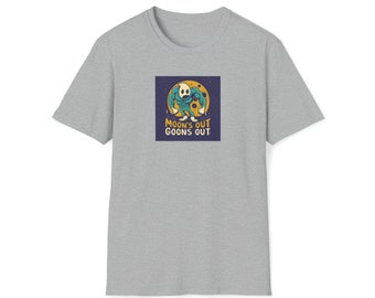 ¡La luna está fuera, el matón está fuera! Haga de Halloween su festividad favorita en CountyXII con nuestro fantasma musculoso flexionándose frente a una luna. Truco o trato