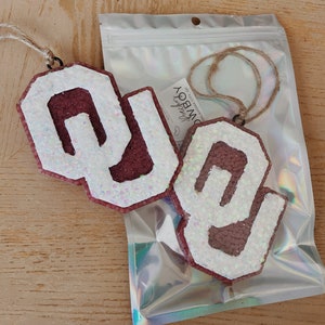 Okla Western Car Freshener | College Football | Birthday | Mothers Day | Easter | Holiday gift | Big Little Reveal gift | Ornament