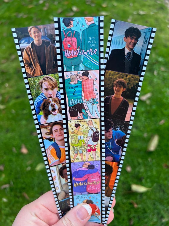 Heartstopper Bookmarks: Netflix Series, Film Strip Style