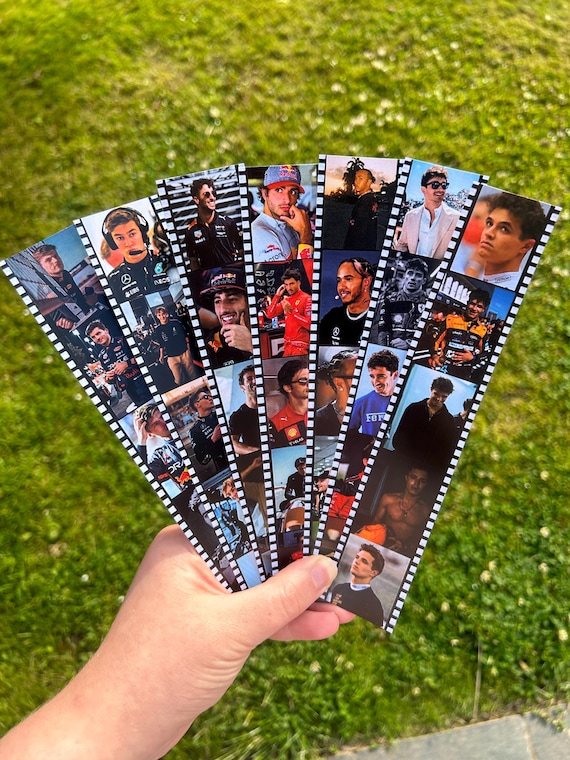 Formula One Driver Bookmarks, F1 Racing Merch
