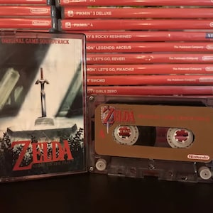 The Legend of Zelda A Link to the Past (1991, Super Nintendo SNES) Custom Cassette Tape Artwork Soundtrack OST
