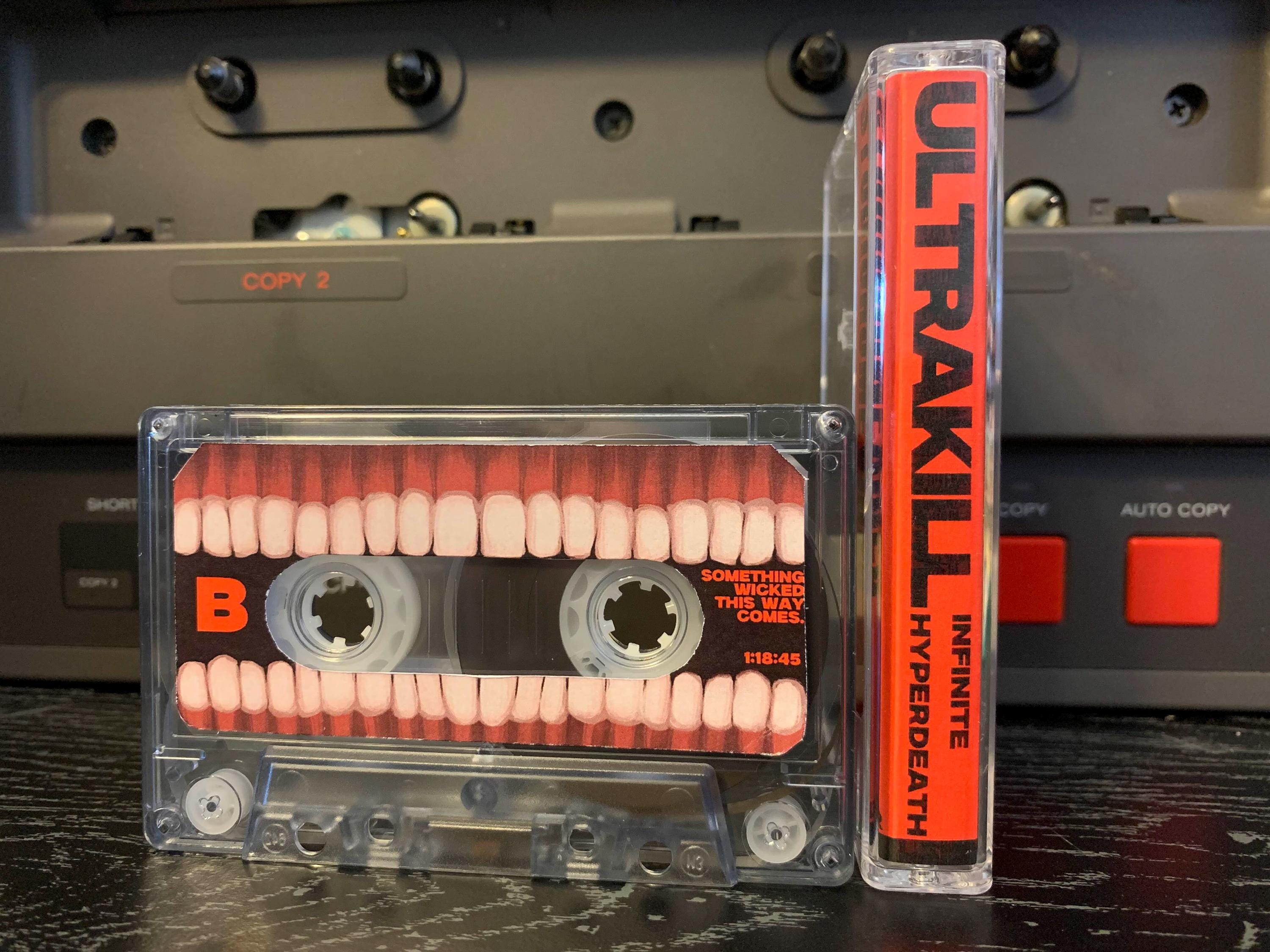 廃盤品 新品未開封 3枚セット FASTKILL ファストキル CD Ultrakill Infinite Hyperdeath (2020) Custom Cassette Tape Display