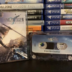 Final Fantasy Advent Children (2005) Grafica personalizzata per la colonna sonora OST