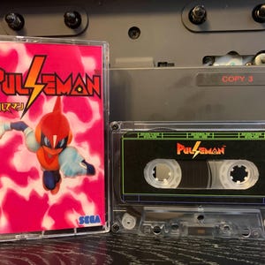 Pulseman (1994, Sega Mega Drive) Custom Cassette Tape Fanart Artwork for Soundtrack OST