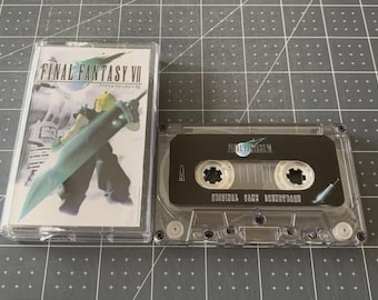 Final Fantasy VII 7 (1997) Mixtape de cinta de casete personalizado para la banda sonora OST