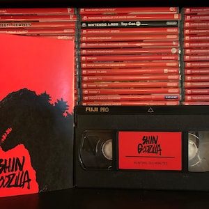 Shin Godzilla (2016, Japanese Dubbed) Custom VHS Tape Convention Copy