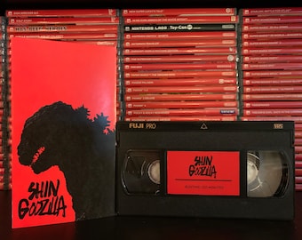 Shin Godzilla (2016, Japanese Dubbed) Custom VHS Tape Convention Copy