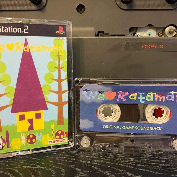 We Love Katamari (2005, Playstation 2 PS2) Custom Kassette Tape für den Soundtrack OST
