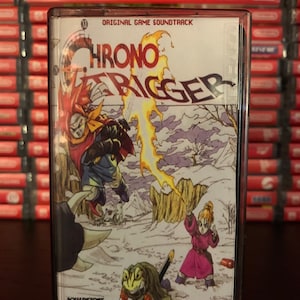 Chrono Trigger (1995, SNES) Custom Cassette Tape Fanart Artwork for Soundtrack OST