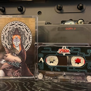 The Legend of Zelda Twilight Princess (2006, Nintendo GameCube) Custom Cassette Tape Fanart Artwork for Soundtrack OST