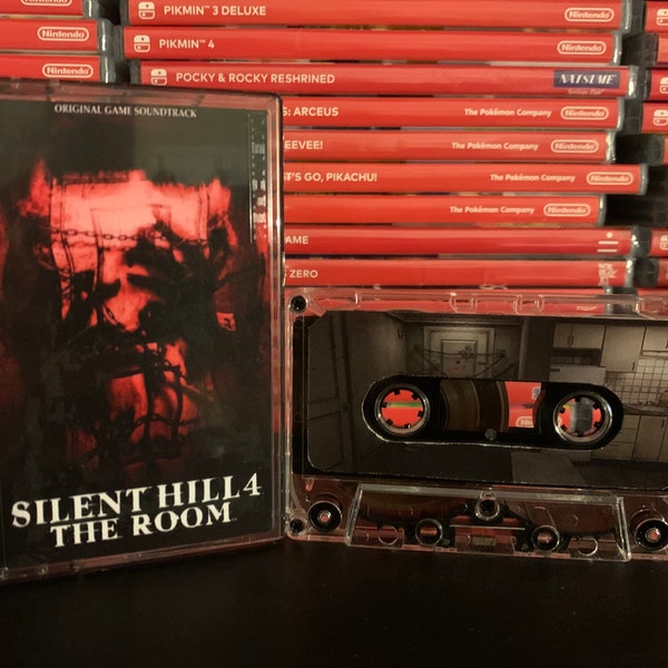 Silent Hill 4 (2004, PlayStation 2 PS2) Custom Cassette Tape Artwork for Soundtrack OST