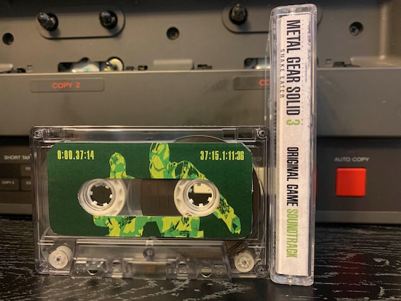 Metal Gear Solid 3 Snake Eater (PS2, 2004) Custom Cassette Tape - Etsy